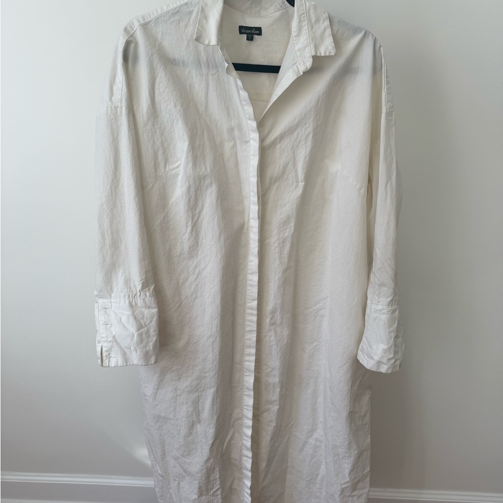 Steven Alan Crisp White Shirt Dress